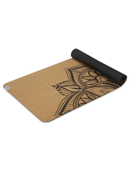 Mata do jogi gaiam printed cork mandala 5 mm 63495