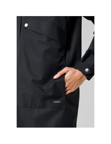 Parka przeciwdeszczowa damska casall light padded rain parka czarny