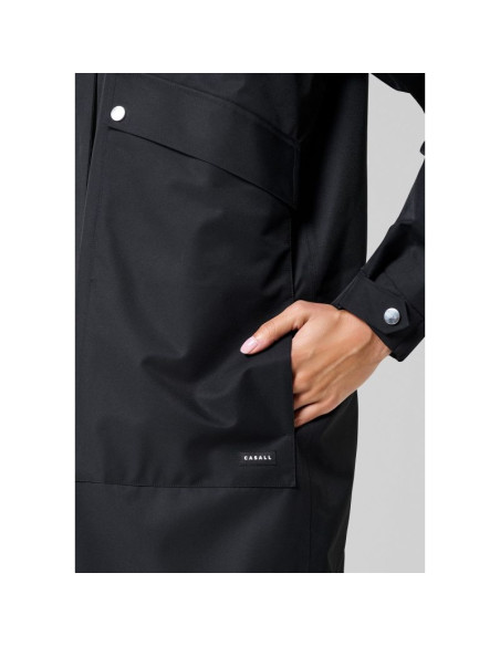 Parka przeciwdeszczowa damska casall light padded rain parka czarny