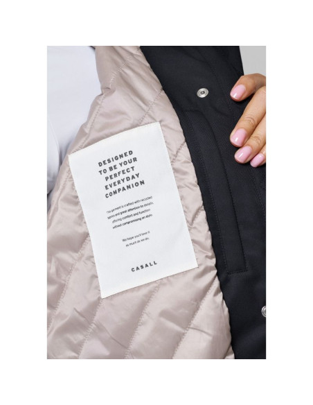 Parka przeciwdeszczowa damska casall light padded rain parka czarny