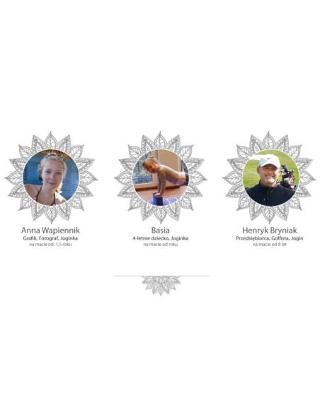 Mata do jogi "sundial layers" 6mm