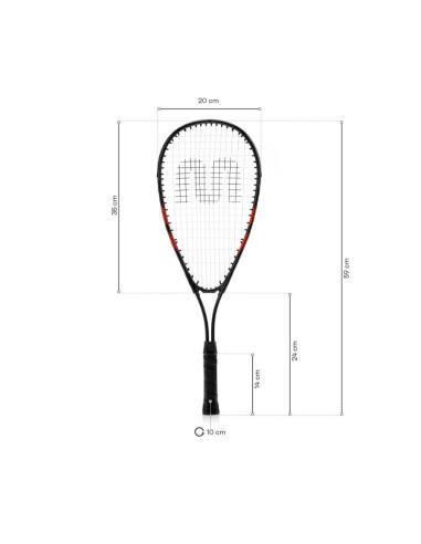 Zestaw do speed badmintona meteor