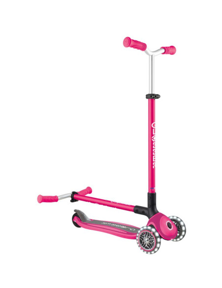 Hulajnoga trójkołowa master lights - fuchsia (663-110)