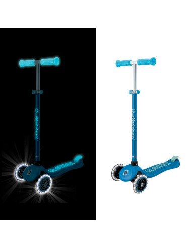 Hulajnoga primo plus glow lights - petrol blue (443-100)