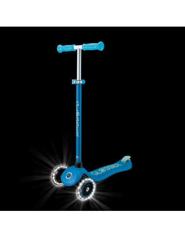 Hulajnoga primo plus glow lights - petrol blue (443-100)