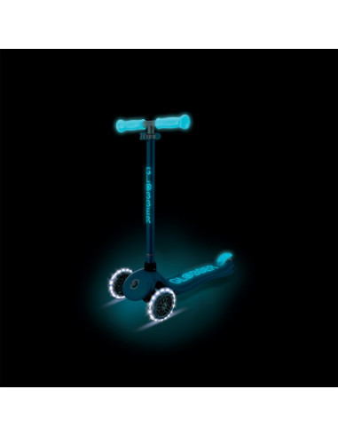 Hulajnoga primo plus glow lights - petrol blue (443-100)