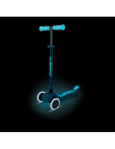 Hulajnoga primo plus glow lights - petrol blue (443-100)