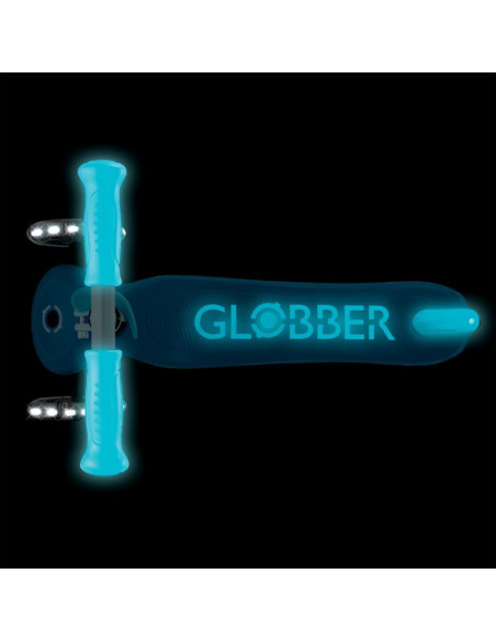 Hulajnoga primo plus glow lights - petrol blue (443-100)