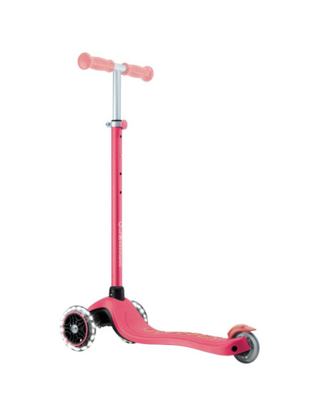 Hulajnoga primo plus glow lights - coral pink (443-110)