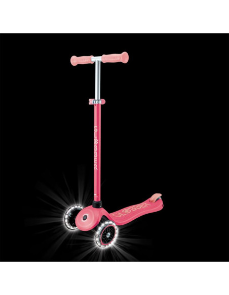 Hulajnoga primo plus glow lights - coral pink (443-110)