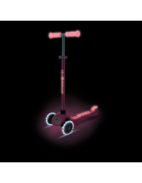 Hulajnoga primo plus glow lights - coral pink (443-110)