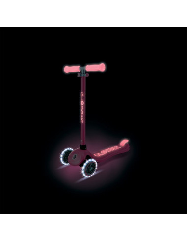 Hulajnoga primo plus glow lights - coral pink (443-110)