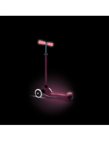 Hulajnoga primo plus glow lights - coral pink (443-110)