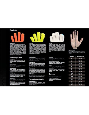 Rękawice bramkarskie select 22 flexigrip flat cut m t26