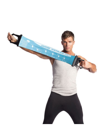 Taśma pilates z uchwytami bb 2350