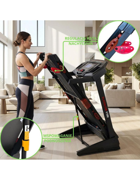 Bieżnia elektryczna platinium v200 enero fit