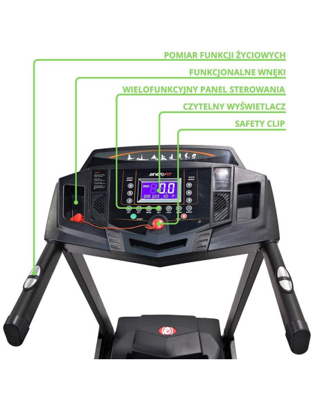 Bieżnia elektryczna platinium v200 enero fit
