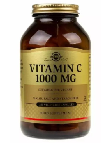 Solgar Vitamin C - Witamina C 1000 Mg (250 Kaps.)