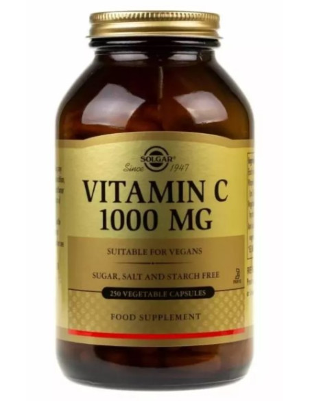 Solgar Vitamin C - Witamina C 1000 Mg (250 Kaps.)
