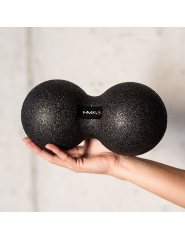 Podwójna piłka do masażu / duo ball hms blm02 12*24cm