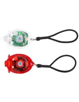 Zestaw lampek rowerowych dunlop led tył+przód 2