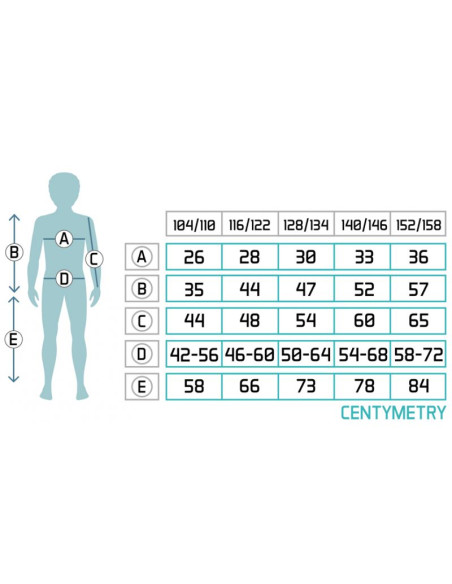 Bielizna termoaktywna meteor jr 152-158 cm
