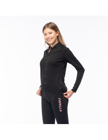 Koszulka rowerowa vialetta w polartec w