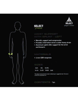 Ochraniacz na nadgarstek select 6701 2