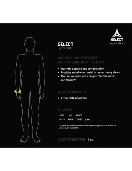Ochraniacz na nadgarstek select 6701