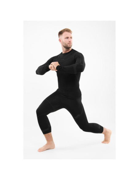 Bielizna męska viking gary 3/4 set bamboo roz. l czarna