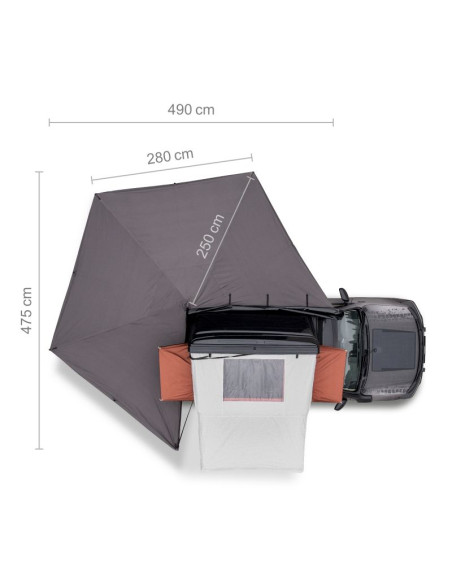 Markiza samonośna offlander wing 270