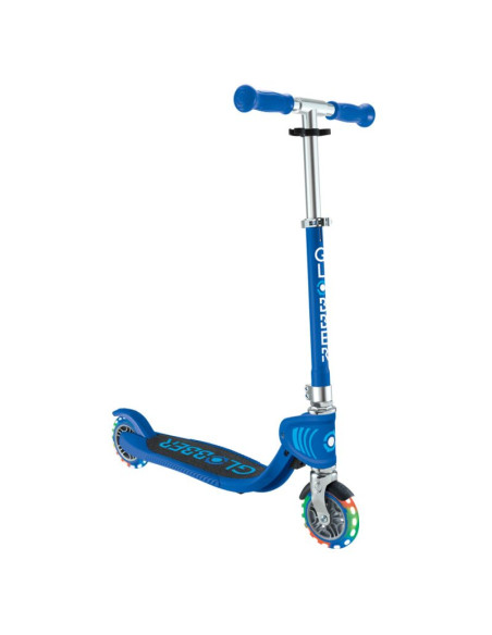 Hulajnoga flow foldable junior lights -  navy blue (870-100)