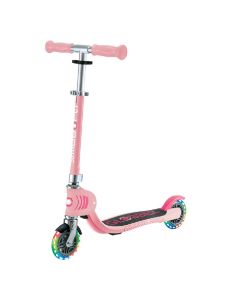 Hulajnoga flow foldable junior lights - pastel pink (870-210)