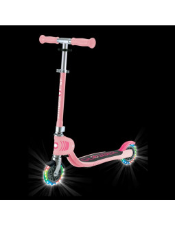 Hulajnoga flow foldable junior lights - pastel pink (870-210) 2
