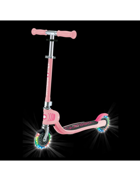 Hulajnoga flow foldable junior lights - pastel pink (870-210)