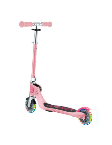 Hulajnoga flow foldable junior lights - pastel pink (870-210)