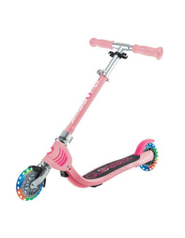 Hulajnoga flow foldable junior lights - pastel pink (870-210)