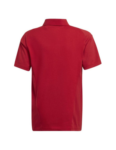 Koszulka dla dzieci adidas tiro 23 competition cotton polo czerwona hi4715