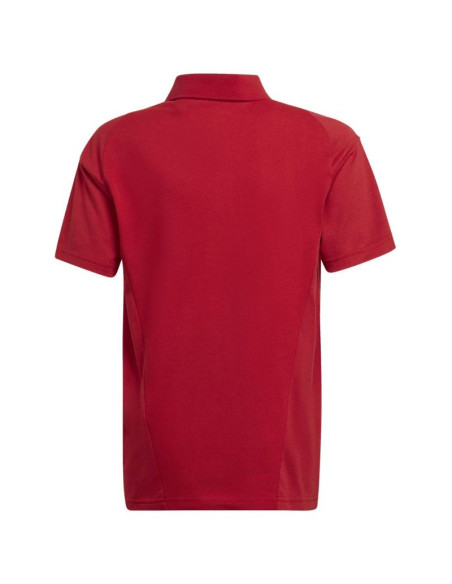 Koszulka dla dzieci adidas tiro 23 competition cotton polo czerwona hi4715