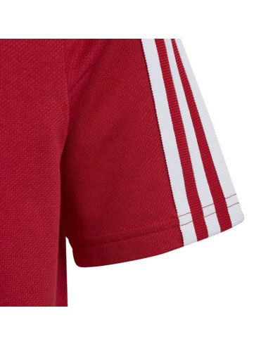 Koszulka dla dzieci adidas tiro 23 competition cotton polo czerwona hi4715