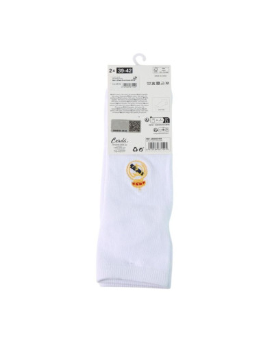 Real madryt skarpetki 2-pack białe 2900003458
