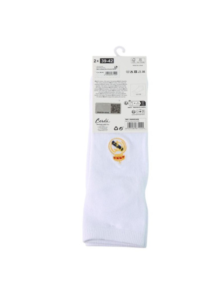 Real madryt skarpetki 2-pack białe 2900003458