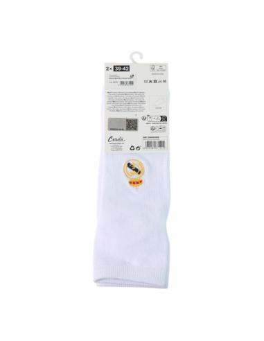 Real madryt skarpetki 2-pack białe 2900003458