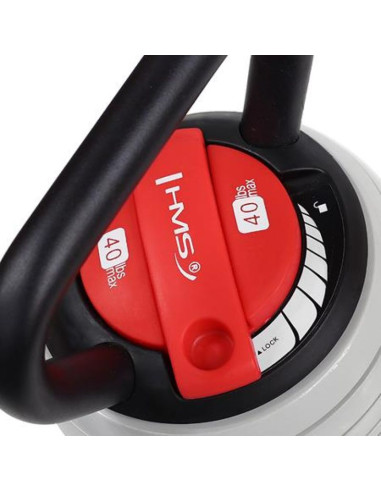 Kettlebell regulowany 40 lbs hms kr40