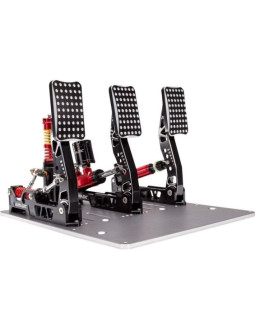 Simagic p2000 zestaw 3 pedałów hydraulicznych, ogniwo obciążnikowe 200 kg - crimson edition