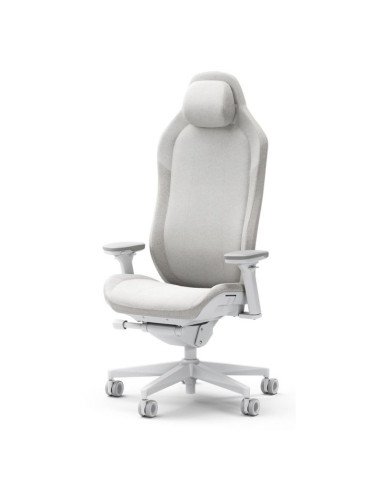 Fractal design fd-ch-re1f-02 fotel do gry fotel dla gracza obite siedzisko biały