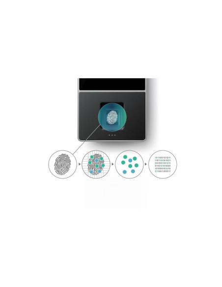 Safescan timemoto tm-626 czarny token z czipem, odcisk palca, hasło, karta zbliżeniowa prąd przemienny tft przewodowa sieć lan