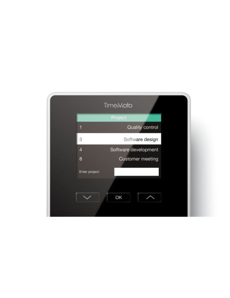 Safescan timemoto tm-626 czarny token z czipem, odcisk palca, hasło, karta zbliżeniowa prąd przemienny tft przewodowa sieć lan