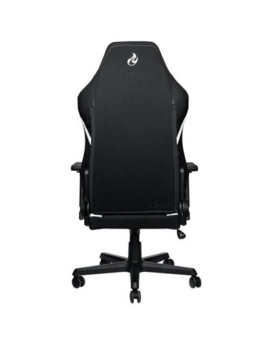 Nitro concepts x1000 fotel dla gracza tapicerowane siedzisko czarny, biały