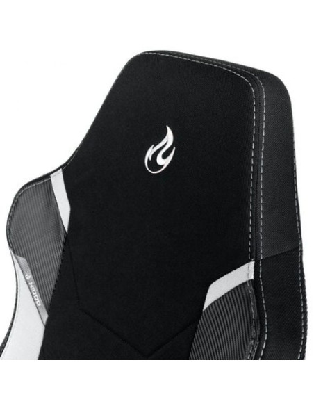 Nitro concepts x1000 fotel dla gracza tapicerowane siedzisko czarny, biały